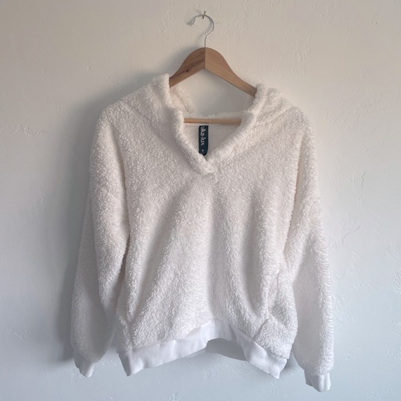 lukka Tops - Lukka lux ultra plush pullover womens hooded sweatshirt small nwot fuzzy soft